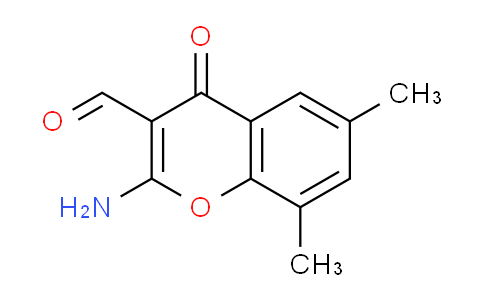 MC672186 | 68301-79-1 | 2-Amino-6,8-dimethyl-4-oxo-4H-chromene-3-carbaldehyde