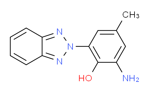 CAS No. 52357-20-7, 2-Amino-6-(2H-benzo[d][1,2,3]triazol-2-yl)-4-methylphenol