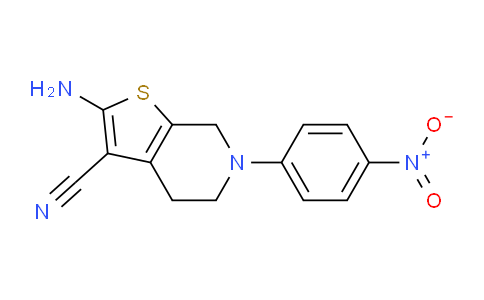 CAS No. 338413-84-6, 2-Amino-6-(4-nitrophenyl)-4,5,6,7-tetrahydrothieno[2,3-c]pyridine-3-carbonitrile
