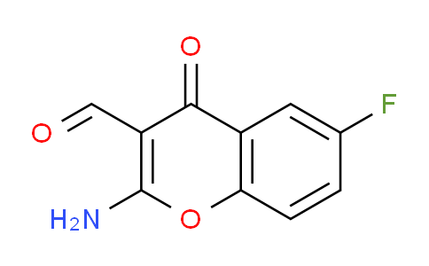 CAS No. 288399-47-3, 2-Amino-6-fluoro-4-oxo-4H-chromene-3-carbaldehyde