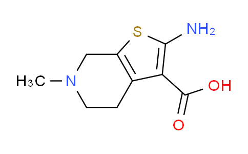 CAS No. 26830-33-1, 2-Amino-6-methyl-4,5,6,7-tetrahydrothieno[2,3-c]pyridine-3-carboxylic acid