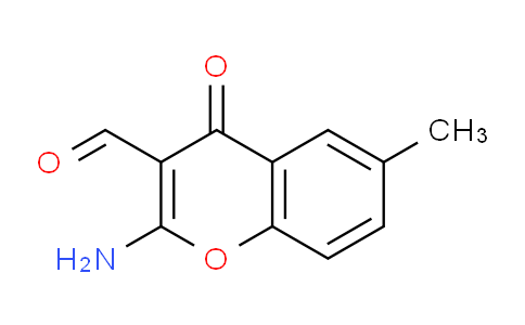 CAS No. 68301-75-7, 2-Amino-6-methyl-4-oxo-4H-chromene-3-carbaldehyde