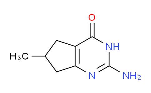 CAS No. 1204408-19-4, 2-Amino-6-methyl-6,7-dihydro-3H-cyclopenta[d]pyrimidin-4(5H)-one