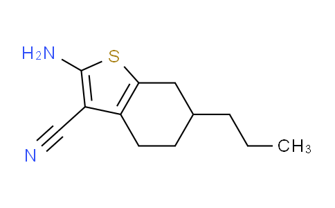 CAS No. 350996-91-7, 2-Amino-6-propyl-4,5,6,7-tetrahydrobenzo[b]thiophene-3-carbonitrile