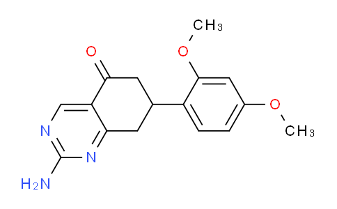 CAS No. 848753-19-5, 2-Amino-7-(2,4-dimethoxyphenyl)-7,8-dihydroquinazolin-5(6H)-one