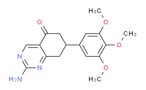 CAS No. 364380-99-4, 2-Amino-7-(3,4,5-trimethoxyphenyl)-7,8-dihydroquinazolin-5(6H)-one