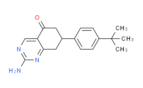 CAS No. 523990-62-7, 2-Amino-7-(4-(tert-butyl)phenyl)-7,8-dihydroquinazolin-5(6H)-one