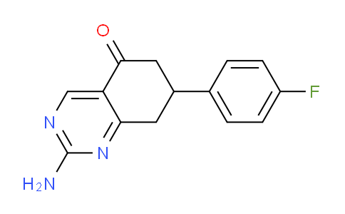 CAS No. 351163-48-9, 2-Amino-7-(4-fluorophenyl)-7,8-dihydroquinazolin-5(6H)-one
