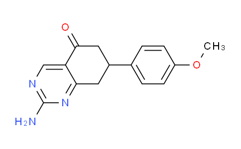 CAS No. 354767-74-1, 2-Amino-7-(4-methoxyphenyl)-7,8-dihydroquinazolin-5(6H)-one