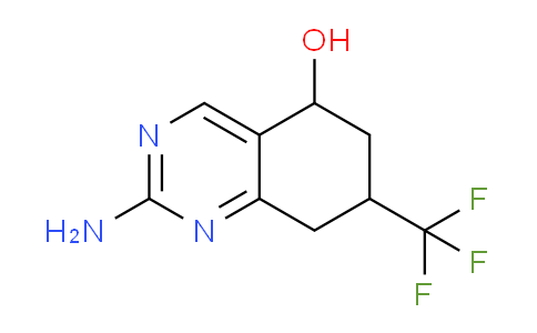 CAS No. 1420795-01-2, 2-Amino-7-(trifluoromethyl)-5,6,7,8-tetrahydroquinazolin-5-ol
