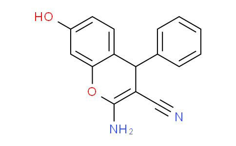 CAS No. 111861-25-7, 2-Amino-7-hydroxy-4-phenyl-4H-chromene-3-carbonitrile