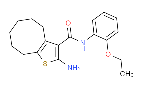 CAS No. 588714-54-9, 2-Amino-N-(2-ethoxyphenyl)-4,5,6,7,8,9-hexahydrocycloocta[b]thiophene-3-carboxamide
