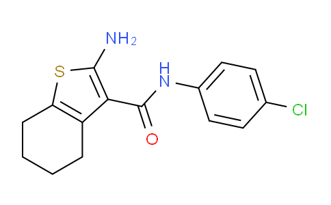 CAS No. 69438-16-0, 2-Amino-N-(4-chlorophenyl)-4,5,6,7-tetrahydrobenzo[b]thiophene-3-carboxamide