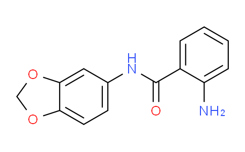 CAS No. 571158-97-9, 2-amino-N-1,3-benzodioxol-5-ylbenzamide