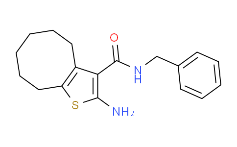 CAS No. 588692-42-6, 2-Amino-N-benzyl-4,5,6,7,8,9-hexahydrocycloocta[b]thiophene-3-carboxamide