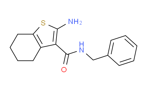 CAS No. 312513-45-4, 2-Amino-N-benzyl-4,5,6,7-tetrahydrobenzo[b]thiophene-3-carboxamide