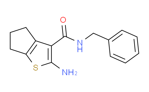 CAS No. 588692-41-5, 2-Amino-N-benzyl-5,6-dihydro-4H-cyclopenta[b]thiophene-3-carboxamide
