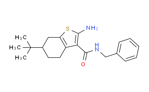 CAS No. 588692-44-8, 2-Amino-N-benzyl-6-(tert-butyl)-4,5,6,7-tetrahydrobenzo[b]thiophene-3-carboxamide