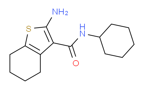 CAS No. 312511-32-3, 2-Amino-N-cyclohexyl-4,5,6,7-tetrahydrobenzo[b]thiophene-3-carboxamide