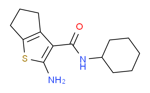 CAS No. 438234-64-1, 2-Amino-N-cyclohexyl-5,6-dihydro-4H-cyclopenta[b]thiophene-3-carboxamide
