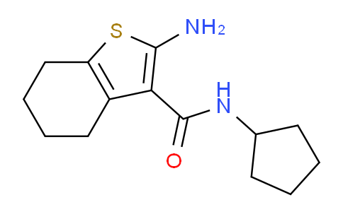 CAS No. 590356-73-3, 2-Amino-N-cyclopentyl-4,5,6,7-tetrahydrobenzo[b]thiophene-3-carboxamide