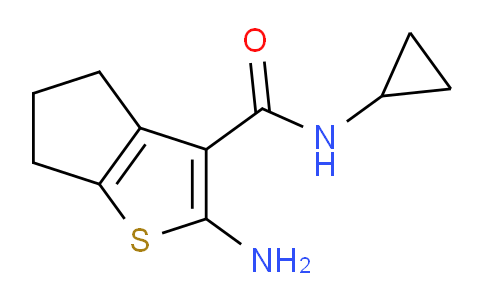 CAS No. 590360-10-4, 2-Amino-N-cyclopropyl-5,6-dihydro-4H-cyclopenta[b]thiophene-3-carboxamide