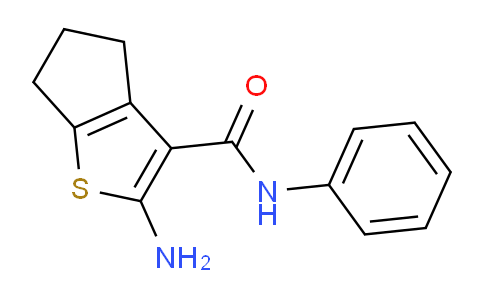 CAS No. 321529-89-9, 2-Amino-N-phenyl-5,6-dihydro-4H-cyclopenta[b]thiophene-3-carboxamide