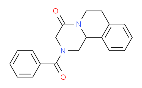 CAS No. 54761-87-4, 2-Benzoyl-2,3,6,7-tetrahydro-1H-pyrazino[2,1-a]isoquinolin-4(11bH)-one