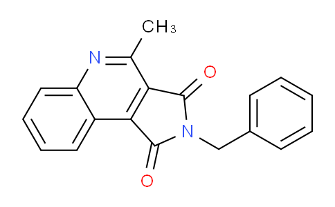 CAS No. 91680-07-8, 2-Benzyl-4-methyl-1H-pyrrolo[3,4-c]quinoline-1,3(2H)-dione