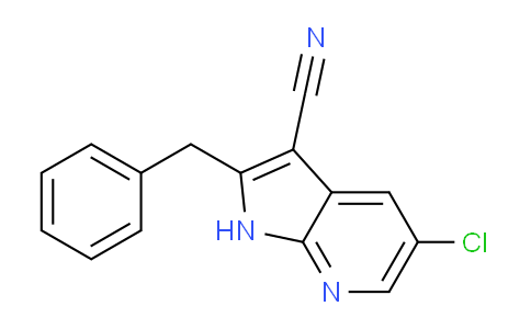 CAS No. 954112-91-5, 2-Benzyl-5-chloro-1H-pyrrolo[2,3-b]pyridine-3-carbonitrile