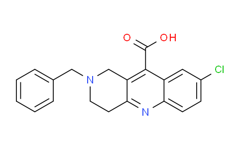 CAS No. 1015856-16-2, 2-Benzyl-8-chloro-1,2,3,4-tetrahydrobenzo[b][1,6]naphthyridine-10-carboxylic acid
