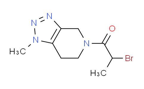 CAS No. 1443290-41-2, 2-Bromo-1-(1-methyl-6,7-dihydro-1H-[1,2,3]triazolo[4,5-c]pyridin-5(4H)-yl)propan-1-one