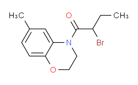 CAS No. 1119450-35-9, 2-Bromo-1-(6-methyl-2H-benzo[b][1,4]oxazin-4(3H)-yl)butan-1-one
