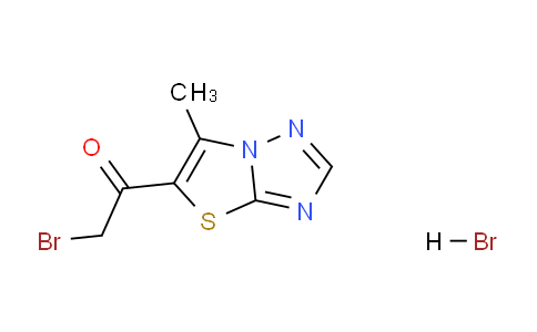 CAS No. 187597-19-9, 2-Bromo-1-(6-methylthiazolo[3,2-b][1,2,4]triazol-5-yl)ethanone hydrobromide