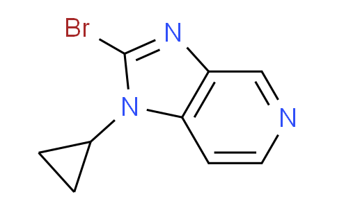 CAS No. 1437435-89-6, 2-Bromo-1-cyclopropyl-1H-imidazo[4,5-c]pyridine