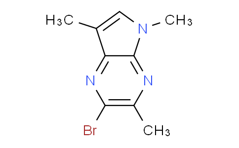CAS No. 1368331-70-7, 2-Bromo-3,5,7-trimethyl-5H-pyrrolo[2,3-b]pyrazine