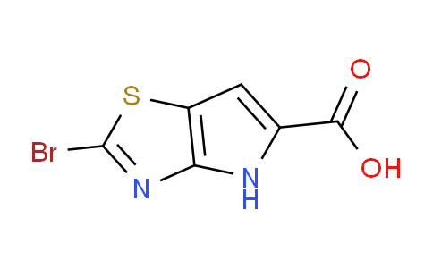 CAS No. 1379300-60-3, 2-Bromo-4H-pyrrolo[2,3-d]thiazole-5-carboxylic acid