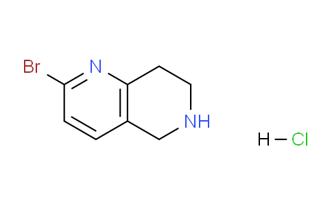 CAS No. 1384265-53-5, 2-Bromo-5,6,7,8-tetrahydro-1,6-naphthyridine hydrochloride