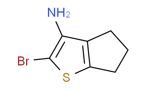 CAS No. 1602158-73-5, 2-Bromo-5,6-dihydro-4H-cyclopenta[b]thiophen-3-amine