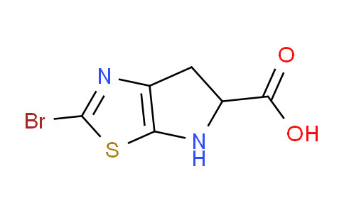 CAS No. 1263177-18-9, 2-Bromo-5,6-dihydro-4H-pyrrolo[3,2-d]thiazole-5-carboxylic acid