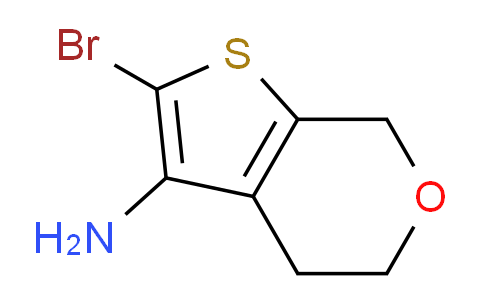 CAS No. 1600631-50-2, 2-Bromo-5,7-dihydro-4H-thieno[2,3-c]pyran-3-amine