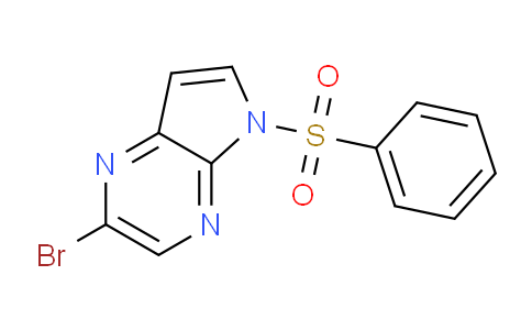 CAS No. 1528757-89-2, 2-Bromo-5-(phenylsulfonyl)-5H-pyrrolo[2,3-b]pyrazine