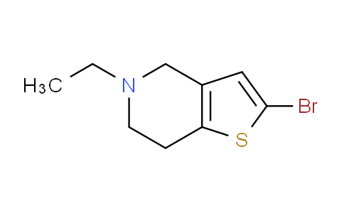 CAS No. 1200131-01-6, 2-Bromo-5-ethyl-4,5,6,7-tetrahydrothieno[3,2-c]pyridine