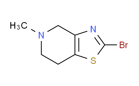 CAS No. 1280704-26-8, 2-Bromo-5-methyl-4,5,6,7-tetrahydrothiazolo[4,5-c]pyridine
