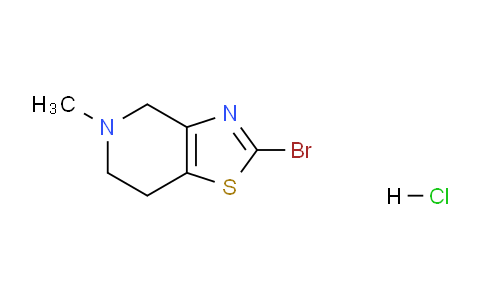 CAS No. 1956355-87-5, 2-Bromo-5-methyl-4,5,6,7-tetrahydrothiazolo[4,5-c]pyridine hydrochloride