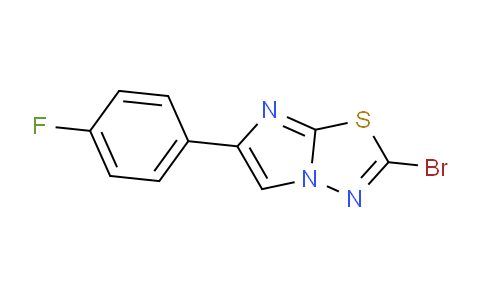 CAS No. 1094275-22-5, 2-Bromo-6-(4-fluorophenyl)imidazo[2,1-b][1,3,4]thiadiazole