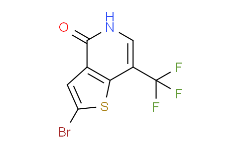 CAS No. 1956326-86-5, 2-Bromo-7-(trifluoromethyl)thieno[3,2-c]pyridin-4(5H)-one