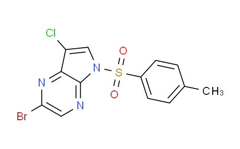 CAS No. 1956376-14-9, 2-Bromo-7-chloro-5-tosyl-5H-pyrrolo[2,3-b]pyrazine
