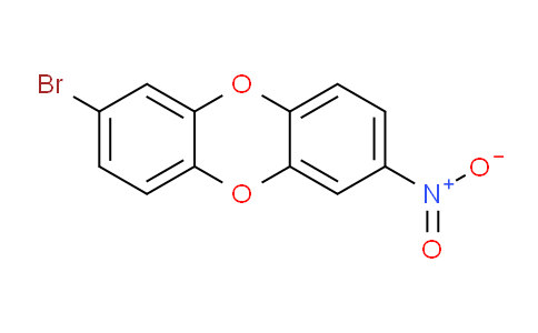 CAS No. 100125-06-2, 2-Bromo-7-nitrodibenzo[b,e][1,4]dioxine