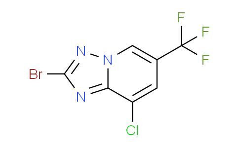 CAS No. 1397287-39-6, 2-Bromo-8-chloro-6-(trifluoromethyl)-[1,2,4]triazolo[1,5-a]pyridine